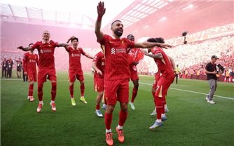 Liverpool khẳng định sức mạnh tuyệt đối khi vô địch Ngoại hạng Anh sớm 4 vòng đấu