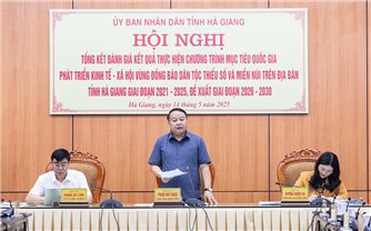 Hà Giang: Chương trình MTQG 1719 đạt được nhiều kết quả quan trọng trong giai đoạn I