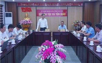 Sở Dân tộc và Tôn giáo tỉnh Yên Bái và Lào Cai thống nhất các nội dung chuẩn bị cho sáp nhập