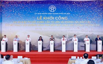 Thủ tướng phát lệnh khởi công cầu Tứ Liên (Hà Nội)