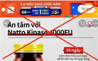 Bộ Y tế yêu cầu Shopee, Lazada ngừng kinh doanh hàng loạt thực phẩm chức năng
