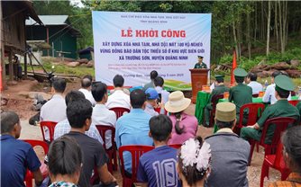 Quảng Bình: Khởi công xóa nhà tạm, nhà dột nát cho 100 hộ đồng bào DTTS
