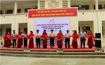 Quỹ Thiện tâm phối hợp với huyện Bình Gia: Khánh thành 08 phòng học tại xã Yên Lỗ
