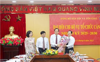 Vụ Tổ chức cán bộ phải tiếp tục thực hiện tốt hơn nữa trách nhiệm nòng cốt trong tham mưu về tổ chức cán bộ