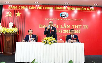 Đại hội Đảng bộ Công ty Điện lực Kon Tum khóa IX