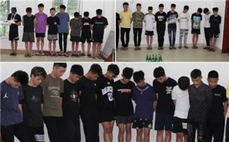 Bắt giữ nhiều đối tượng gây rối trật tự công cộng ở Nghệ An