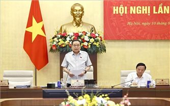 Chủ tịch Quốc hội Trần Thanh Mẫn chủ trì Hội nghị Ban Chấp hành Đảng bộ Quốc hội