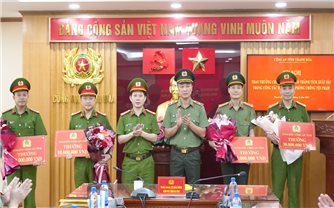 Thanh Hóa: Khen thưởng các đơn vị xuất sắc trong đấu tranh phòng, chống tội phạm