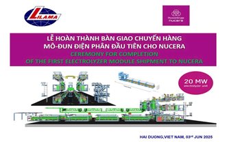 Tổng công ty Lắp máy Việt Nam-CTCP: Hoàn thành lô hàng Module điện phân đầu tiên cho Tổng thầu NUCERA