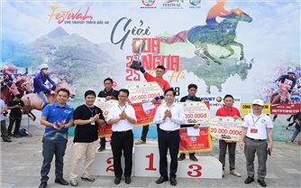 Hấp dẫn giải đua ngựa truyền thống trên Cao nguyên trắng Bắc Hà