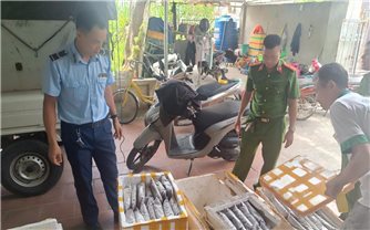 Thanh Hóa tiêu hủy hơn 1 tấn thực phẩm không rõ nguồn gốc