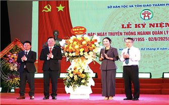 Cầu nối giữa Đảng, chính quyền và các tôn giáo, góp phần xây dựng Thủ đô văn hiến, văn minh, hiện đại