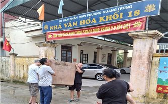 Nghệ An di dời khẩn cấp 400 hộ dân ra khỏi chung cư xuống cấp để tránh trú bão số 5
