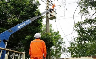 Thanh Hóa: Khẩn trương khôi phục điện sau bão số 5