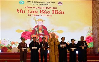 Lễ Vu lan báo hiếu tại chùa Tam Chúc: Tri ân cha mẹ, nghĩa non sông