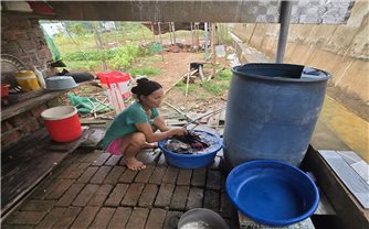 Làng Đài bao năm vẫn phải “trông trời” để có nước sinh hoạt!