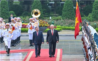 Tổng Bí thư Tô Lâm chủ trì lễ đón Bí thư thứ nhất, Chủ tịch nước Cuba