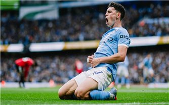 Ngoại hạng Anh: Man City thắng thuyết phục MU 3-0 trong trận derby Manchester