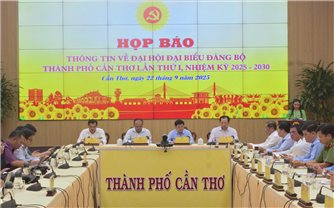 485 đại biểu chính thức tham dự Đại hội đại biểu Đảng bộ TP. Cần Thơ lần thứ I