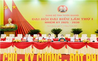Phiên trù bị Đại hội Đảng bộ tỉnh Tuyên Quang lần thứ I: Thống nhất nhiều nội dung quan trọng