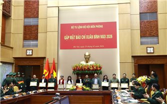 Bộ Tư lệnh Bộ đội Biên phòng gặp mặt báo chí Xuân Bính Ngọ
