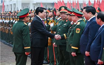 Chủ tịch nước Lương Cường thăm, chúc Tết Quân khu 2 và Sư đoàn 316