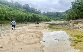 Đà Nẵng: Tăng cường công tác kiểm tra, xử lý tình trạng lén lút khai thác cát trái phép ở Trà Tân