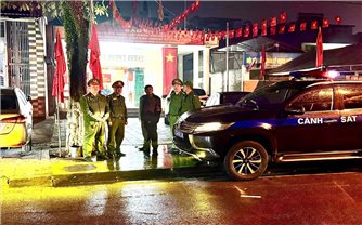 Tuyên Quang: Cảnh sát trật tự, Cảnh sát 113 xuyên đêm bảo đảm ANTT phục vụ ngày hội bầu cử
