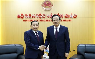 Bộ trưởng Bộ Dân tộc và Tôn giáo Đào Ngọc Dung: Đưa hợp tác dân tộc, tôn giáo Việt Nam - Campuchia đi vào chiều sâu, thực chất và hiệu quả