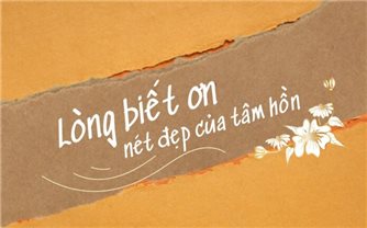 Biết ơn - Con đường tìm về bình an
