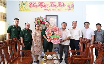 An Giang: Ấm tình quân - dân nơi biên giới dịp Tết Chôl Chnăm Thmây