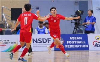 Tuyển futsal Việt Nam thắng đậm Australia 4 - 0, giành hạng Ba Đông Nam Á 2026
