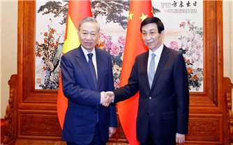 Tổng Bí thư, Chủ tịch nước Tô Lâm hội kiến Chủ tịch Chính hiệp toàn quốc Trung Quốc Vương Hộ Ninh