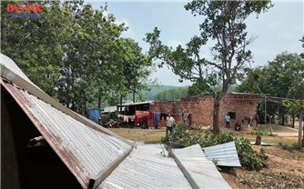 Nỗi lo sau những cơn dông lốc ở xã Ngọk Réo