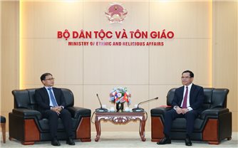 Thúc đẩy hợp tác thực chất giữa Bộ Dân tộc và Tôn giáo và Văn phòng Thủ tướng Lào