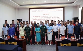 Nâng cao nhận thức về tác hại của tảo hôn, hôn nhân cận huyết thống cho cán bộ thôn, bản