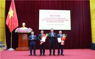 Ông Hoàng Xuân Thuận được bổ nhiệm làm Giám đốc Sở Dân tộc và Tôn giáo Lạng Sơn