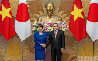 Chủ tịch Quốc hội Trần Thanh Mẫn hội kiến Thủ tướng Nhật Bản Takaichi Sanae