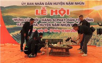 Nậm Nhùn (Lai Châu): Tưng bừng lễ hội “Mừng Lúa Mới” (Hàng Sị Phạt) dân tộc Cống