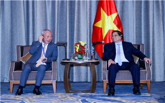 Thủ tướng Phạm Minh Chính tiếp lãnh đạo các tập đoàn hàng đầu Trung Quốc