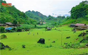 Nhịp sống yên bình ở Phìn Giàng A