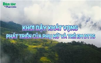 Khơi dậy khát vọng phát triển của phụ nữ, trẻ em DTTS