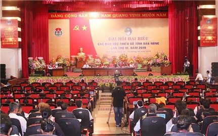 Đại hội Đại biểu các DTTS tỉnh Đăk Nông lần thứ III năm 2019