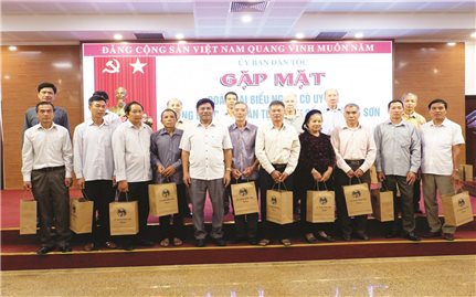 Ủy ban Dân tộc: Gặp mặt Đoàn đại biểu Người có uy tín trong đồng bào DTTS tỉnh Lạng Sơn