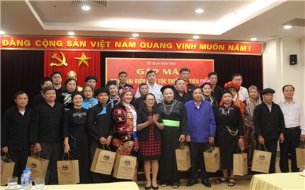 Ủy ban Dân tộc: Gặp mặt Đoàn đại biểu DTTS tiêu biểu tỉnh Hà Giang
