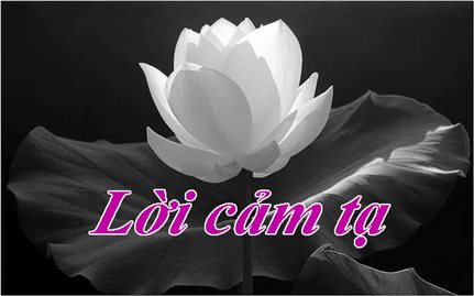 Lời cảm tạ!