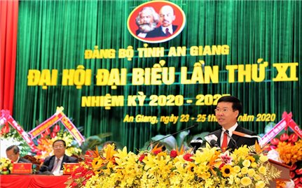 Đại hội Đại biểu Đảng bộ tỉnh An Giang lần thứ XI, nhiệm kỳ 2020 - 2025 thành công tốt đẹp
