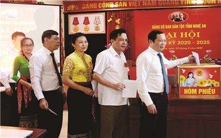 Đại hội Đảng bộ Ban Dân tộc tỉnh Nghệ An