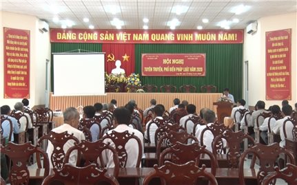 Phổ biến, giáo dục pháp luật cho đồng bào dân tộc thiểu số tại tỉnh Hậu Giang