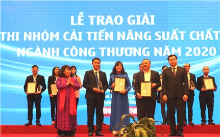 EVNNPC giành Á quân cuộc thi Nhóm cải tiến năng suất chất lượng ngành Công thương